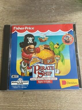 Great Adventures by Fisher-Price: Pirate Ship (PC, 1996, Jewel Case)